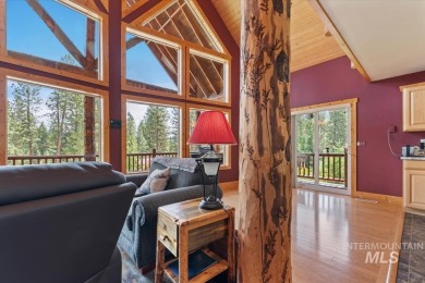 This log-sided home in Garden Valley has been lovingly on Terrace Lakes Golf Resort in Idaho - for sale on GolfHomes.com, golf home, golf lot