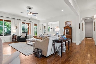 Experience timeless elegance and Southern charm in this on The Patriot in Oklahoma - for sale on GolfHomes.com, golf home, golf lot