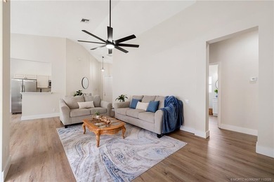 Welcome home to this beautifully remodeled 2 bdrm + den on St. Lucie Trail Golf Club in Florida - for sale on GolfHomes.com, golf home, golf lot