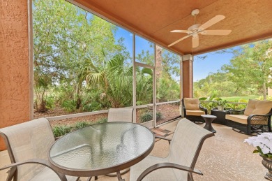 Serene and secure!!! A beautiful garden view that backs up to a on The Legacy Golf and Tennis Club in Florida - for sale on GolfHomes.com, golf home, golf lot