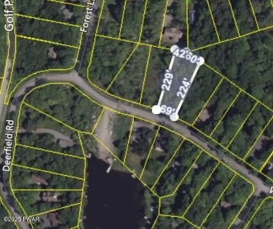 Nestled in The Hideout, a secure gated community, this wooded on The Hideout Golf in Pennsylvania - for sale on GolfHomes.com, golf home, golf lot