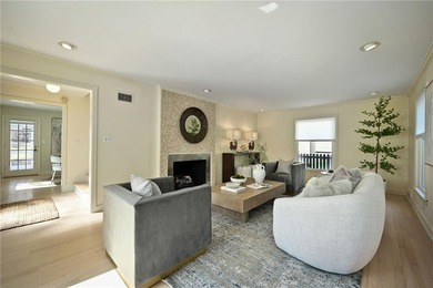 Located in Fairway's Golden Triangle, this traditional Cape Cod on Mission Hills Country Club in Kansas - for sale on GolfHomes.com, golf home, golf lot