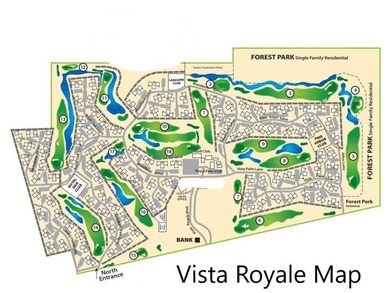 Vista Royale 55+ PRICED TO SELL QUICKLY. Needs light updating on The American Golf Club in Florida - for sale on GolfHomes.com, golf home, golf lot