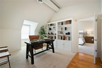 Located in Fairway's Golden Triangle, this traditional Cape Cod on Mission Hills Country Club in Kansas - for sale on GolfHomes.com, golf home, golf lot