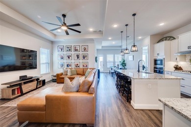 Step into effortless living in this beautiful one-story, located on The Tribute At the Colony in Texas - for sale on GolfHomes.com, golf home, golf lot