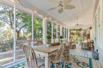 Nestled in the heart of Bald Head Island, this five-bedroom on Bald Head Island Golf Club in North Carolina - for sale on GolfHomes.com, golf home, golf lot