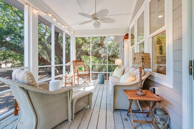 Nestled in the heart of Bald Head Island, this five-bedroom on Bald Head Island Golf Club in North Carolina - for sale on GolfHomes.com, golf home, golf lot