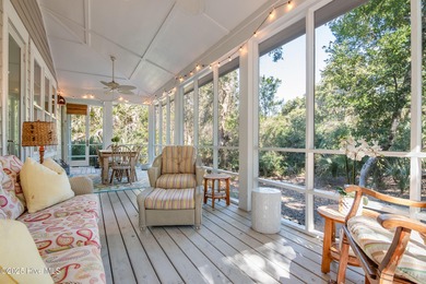 Nestled in the heart of Bald Head Island, this five-bedroom on Bald Head Island Golf Club in North Carolina - for sale on GolfHomes.com, golf home, golf lot