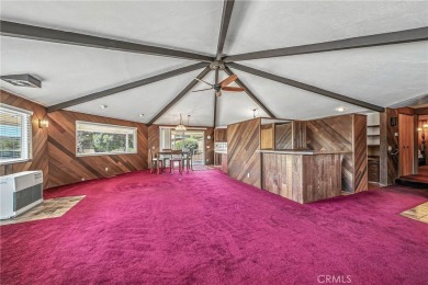 Great house with vaulted round wood ceiling, windows seem newer on The Riviera Hills Golf and Country Club in California - for sale on GolfHomes.com, golf home, golf lot