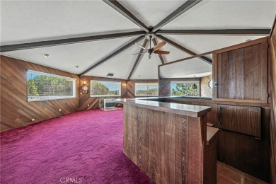 Great house with vaulted round wood ceiling, windows seem newer on The Riviera Hills Golf and Country Club in California - for sale on GolfHomes.com, golf home, golf lot