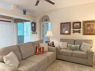 Under contract-accepting backup offers. This St Andrew model is on Kings Ridge Golf Club in Florida - for sale on GolfHomes.com, golf home, golf lot