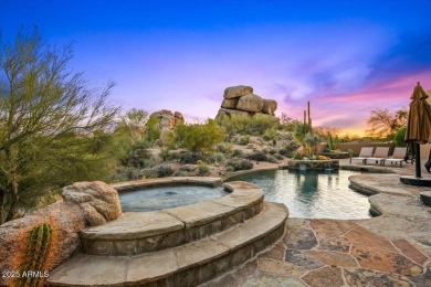 Timeless elegance with breathtaking views await in the on The Boulders Resort Golf Club in Arizona - for sale on GolfHomes.com, golf home, golf lot
