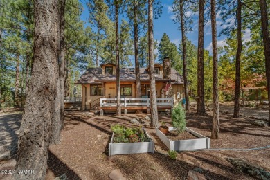 Escape to this adorable, remodeled 3 bedroom 2 bath cabin on Pinetop Lakes Country Club in Arizona - for sale on GolfHomes.com, golf home, golf lot