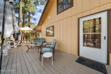 Escape to this adorable, remodeled 3 bedroom 2 bath cabin on Pinetop Lakes Country Club in Arizona - for sale on GolfHomes.com, golf home, golf lot