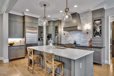 Amazing estate on a level, private lot in Governors Club, home on Governors Club in North Carolina - for sale on GolfHomes.com, golf home, golf lot