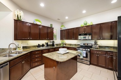 Perched on the 18th fairway with sweeping mountain, golf course on Golf Club At La Quinta in California - for sale on GolfHomes.com, golf home, golf lot