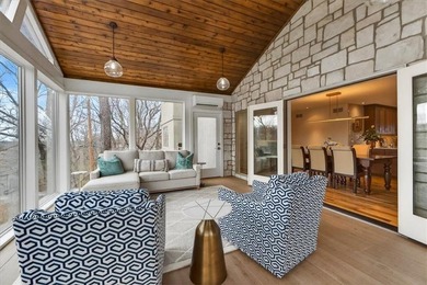 Lake Quivira living at its best! This beautifully updated home on Lake Quivira Country Club in Kansas - for sale on GolfHomes.com, golf home, golf lot