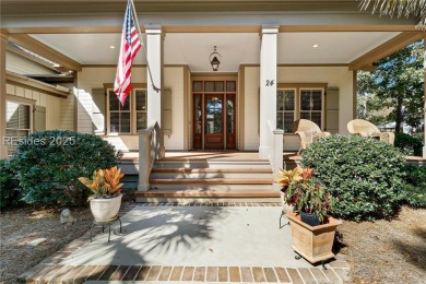 Experience the Lowcountry lifestyle in this custom-built home in on Oldfield Golf Club in South Carolina - for sale on GolfHomes.com, golf home, golf lot