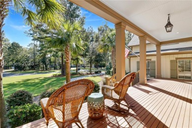 Experience the Lowcountry lifestyle in this custom-built home in on Oldfield Golf Club in South Carolina - for sale on GolfHomes.com, golf home, golf lot
