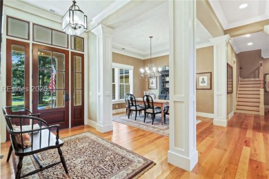 Experience the Lowcountry lifestyle in this custom-built home in on Oldfield Golf Club in South Carolina - for sale on GolfHomes.com, golf home, golf lot