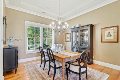 Experience the Lowcountry lifestyle in this custom-built home in on Oldfield Golf Club in South Carolina - for sale on GolfHomes.com, golf home, golf lot