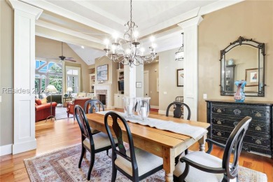 Experience the Lowcountry lifestyle in this custom-built home in on Oldfield Golf Club in South Carolina - for sale on GolfHomes.com, golf home, golf lot
