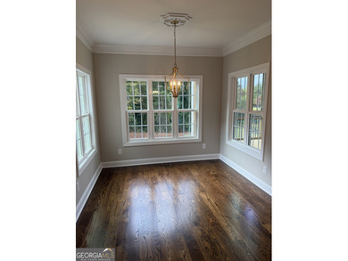 This custom home by Shockley Homes will check all your wants and on Oak Mountain Championship Golf Club in Georgia - for sale on GolfHomes.com, golf home, golf lot