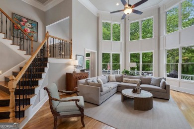 Experience luxury living at its finest in this stunning on Alpharetta Athletic Club East in Georgia - for sale on GolfHomes.com, golf home, golf lot
