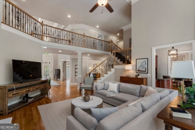Experience luxury living at its finest in this stunning on Alpharetta Athletic Club East in Georgia - for sale on GolfHomes.com, golf home, golf lot