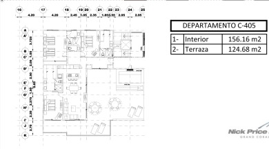 Modern 3-Bedroom Penthouse in Corasol, Playa del Carmen - on  in  - for sale on GolfHomes.com, golf home, golf lot