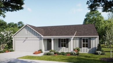 Single-story new construction home situated on Lot #5 on The Lakes Country Club in North Carolina - for sale on GolfHomes.com, golf home, golf lot