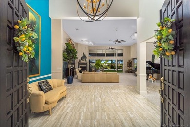 Truly remarkable home designed by Gary Kelly sits on almost 1/2 on Heritage Ridge Golf Club in Florida - for sale on GolfHomes.com, golf home, golf lot