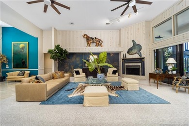 Truly remarkable home designed by Gary Kelly sits on almost 1/2 on Heritage Ridge Golf Club in Florida - for sale on GolfHomes.com, golf home, golf lot