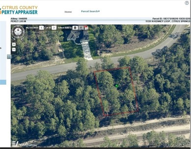 Nice building lot is Citrus Springs!! ...with public water lines on Pine Ridge Community Golf and Country Club in Florida - for sale on GolfHomes.com, golf home, golf lot
