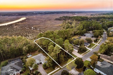 One of the last UNOBSTRUCTED Views from this MARSHFRONT LOT on Golf Club At North Hampton in Florida - for sale on GolfHomes.com, golf home, golf lot