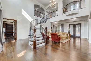 Magnificent mediterranean style home with exquisite on Tangle Ridge Golf Club in Texas - for sale on GolfHomes.com, golf home, golf lot