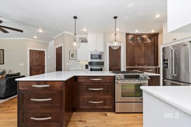 Discover your dream home in the serene foothills! This exquisite on Crane Creek Country Club in Idaho - for sale on GolfHomes.com, golf home, golf lot