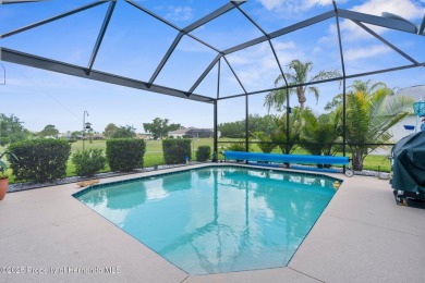 FANTASTIC MOVE IN READY POOL HOME with AWESOME REAR VIEW of HOLE on Heritage Pines Country Club in Florida - for sale on GolfHomes.com, golf home, golf lot