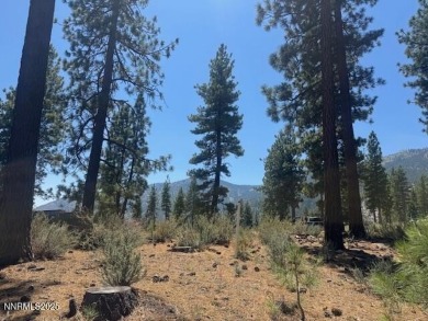 At the start of a quiet cul-de-sac is a homesite with beautiful on Clear Creek Tahoe in Nevada - for sale on GolfHomes.com, golf home, golf lot