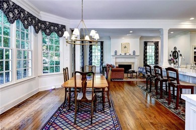 Enjoy refined living in this stately golf-front brick home in on Two Rivers Country Club in Virginia - for sale on GolfHomes.com, golf home, golf lot