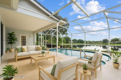 Experience panoramic WATER VIEWS in the highly sought-after on Suntree Country Club in Florida - for sale on GolfHomes.com, golf home, golf lot