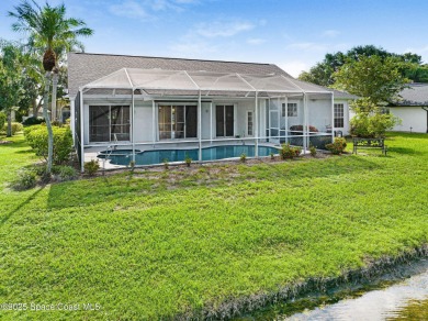 Experience panoramic WATER VIEWS in the highly sought-after on Suntree Country Club in Florida - for sale on GolfHomes.com, golf home, golf lot