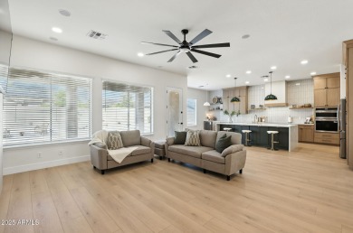 Modern Mountain Living Reimagined.  Discover elevated luxury in on Estrella Mountain Ranch Golf Course in Arizona - for sale on GolfHomes.com, golf home, golf lot