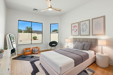 Modern Mountain Living Reimagined.  Discover elevated luxury in on Estrella Mountain Ranch Golf Course in Arizona - for sale on GolfHomes.com, golf home, golf lot