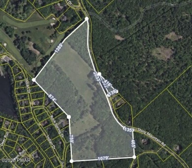 Nestled along Shiny Mountain Road, this expansive 46-acre on  in Pennsylvania - for sale on GolfHomes.com, golf home, golf lot