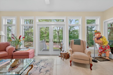 GOLF COURSE LIVING AT ITS FINEST! Tucked away on a peaceful on Lords Valley Country Club, Inc in Pennsylvania - for sale on GolfHomes.com, golf home, golf lot