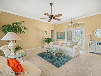 Location, location, location! This 1996 Lindhorst built Custom on Glen Lakes Country Club in Florida - for sale on GolfHomes.com, golf home, golf lot