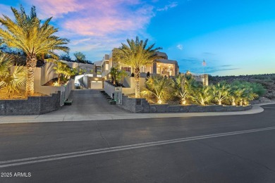 Privately gated and app-remote controlled, this iconic 1-acre on Pointe Golf Course on Lookout Mountain in Arizona - for sale on GolfHomes.com, golf home, golf lot