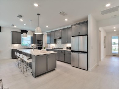 Move-in ready and newly constructed, this Palmary floorplan on Panther Run Golf Club in Florida - for sale on GolfHomes.com, golf home, golf lot