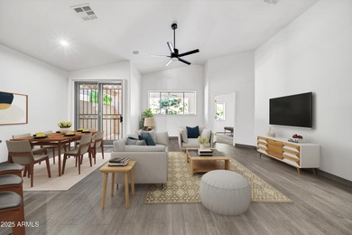 Experience resort-style living in a peaceful, gated community on Raven Golf Club At South Mountain in Arizona - for sale on GolfHomes.com, golf home, golf lot